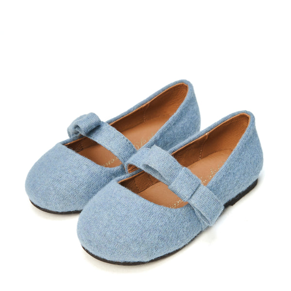 Mia Wool Blue Shoes by Age of Innocence