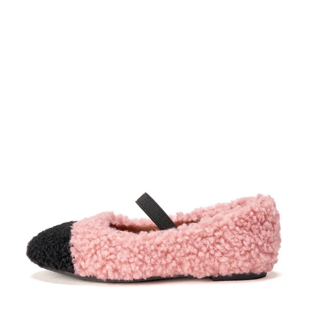 Celeste Pink/Black Shoes by Age of Innocence