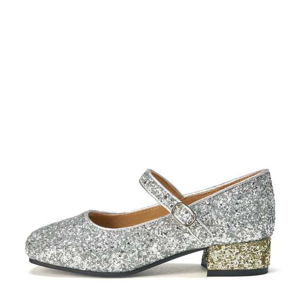 Agnese Silver/Gold Shoes by Age of Innocence