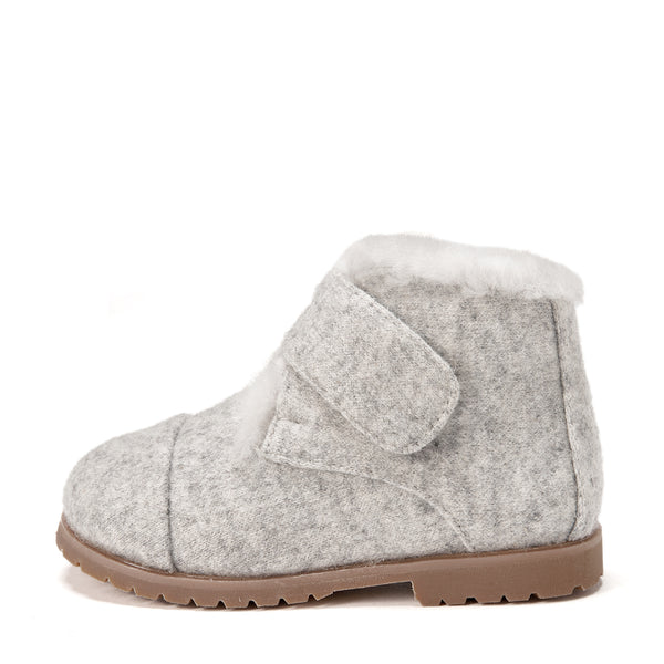 Zoey Wool Grey Boots by Age of Innocence