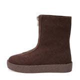 Leah Suede High Chocolate Boots by Age of Innocence