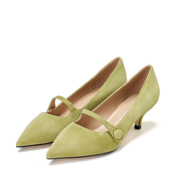 Yvonne Light Green Shoes by Age of Innocence