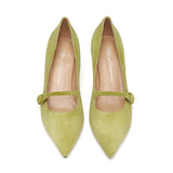 Yvonne Light Green Shoes by Age of Innocence