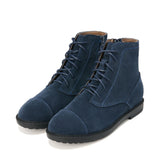 Thomas Suede Navy Boots by Age of Innocence