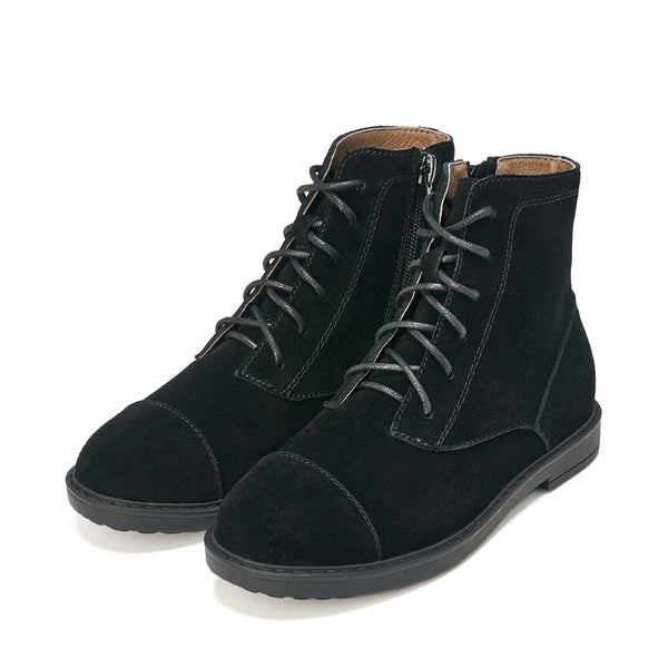 Thomas Suede Black Boots by Age of Innocence
