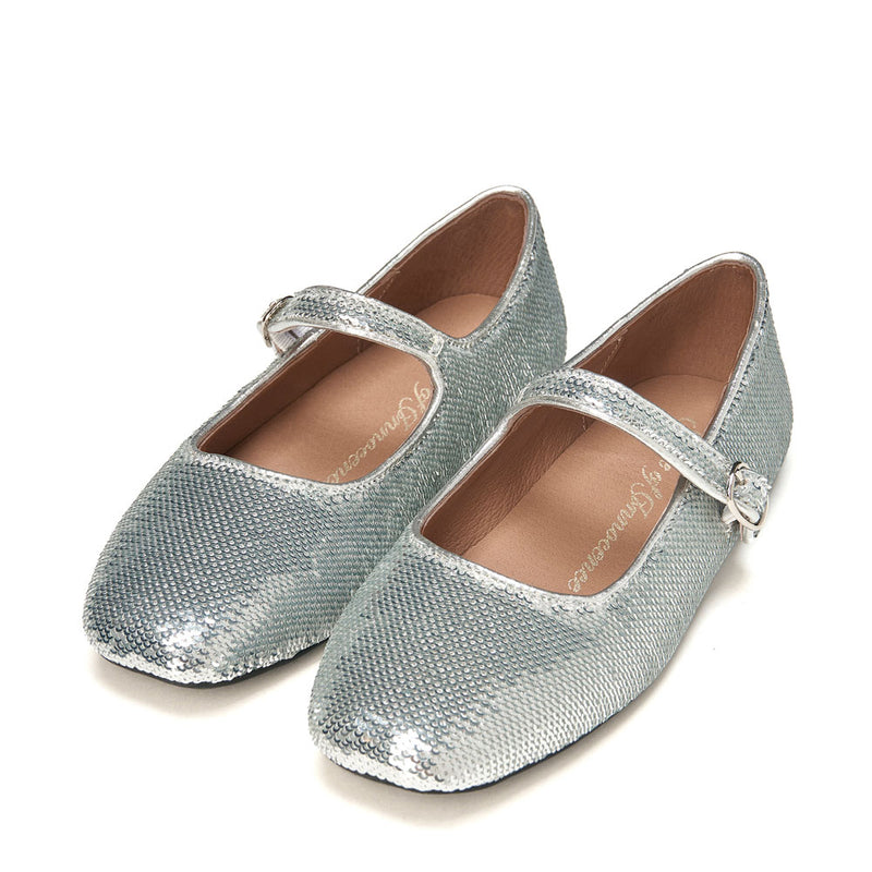 Michelle Silver Shoes by Age of Innocence