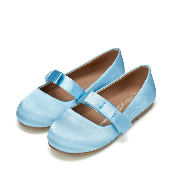 Mia Satin Blue Shoes by Age of Innocence
