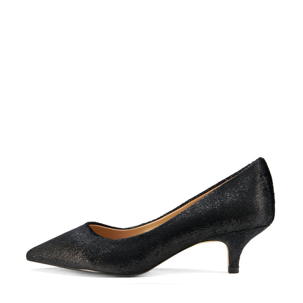Juliette Velvet Black Shoes by Age of Innocence