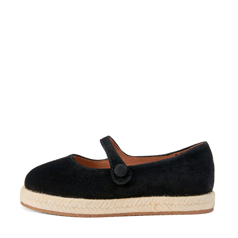 Hailey Suede Black Shoes by Age of Innocence