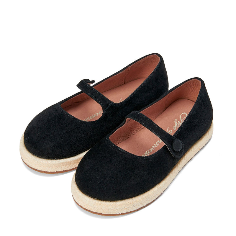 Hailey Suede Black Shoes by Age of Innocence