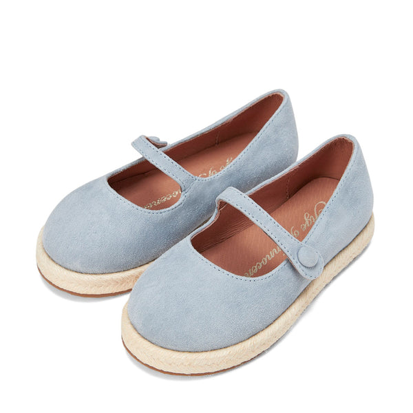 Hailey Suede Blue Shoes by Age of Innocence