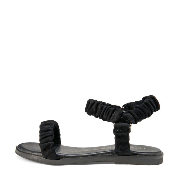 Kyle Suede Black Sandals by Age of Innocence
