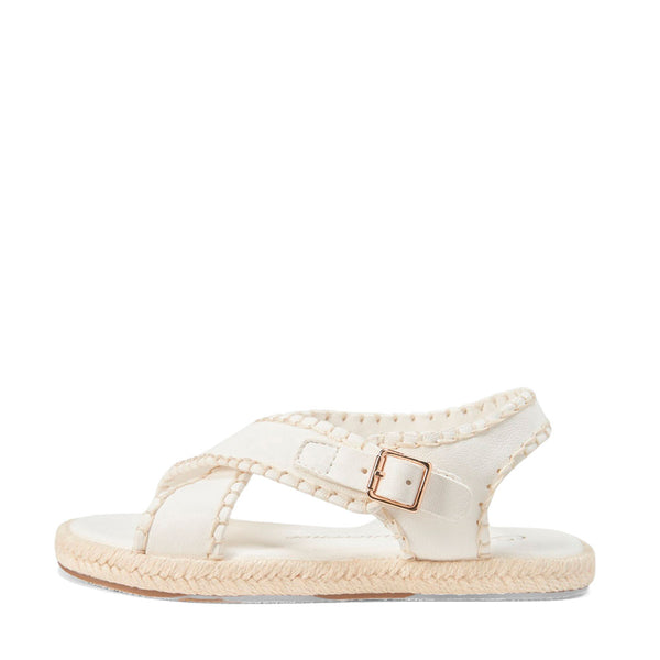 Zella White Sandals by Age of Innocence