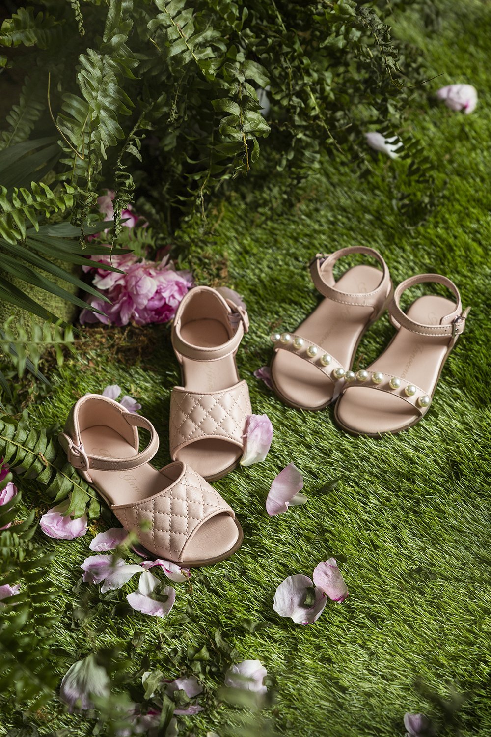 Fleur Pink Sandals by Age of Innocence