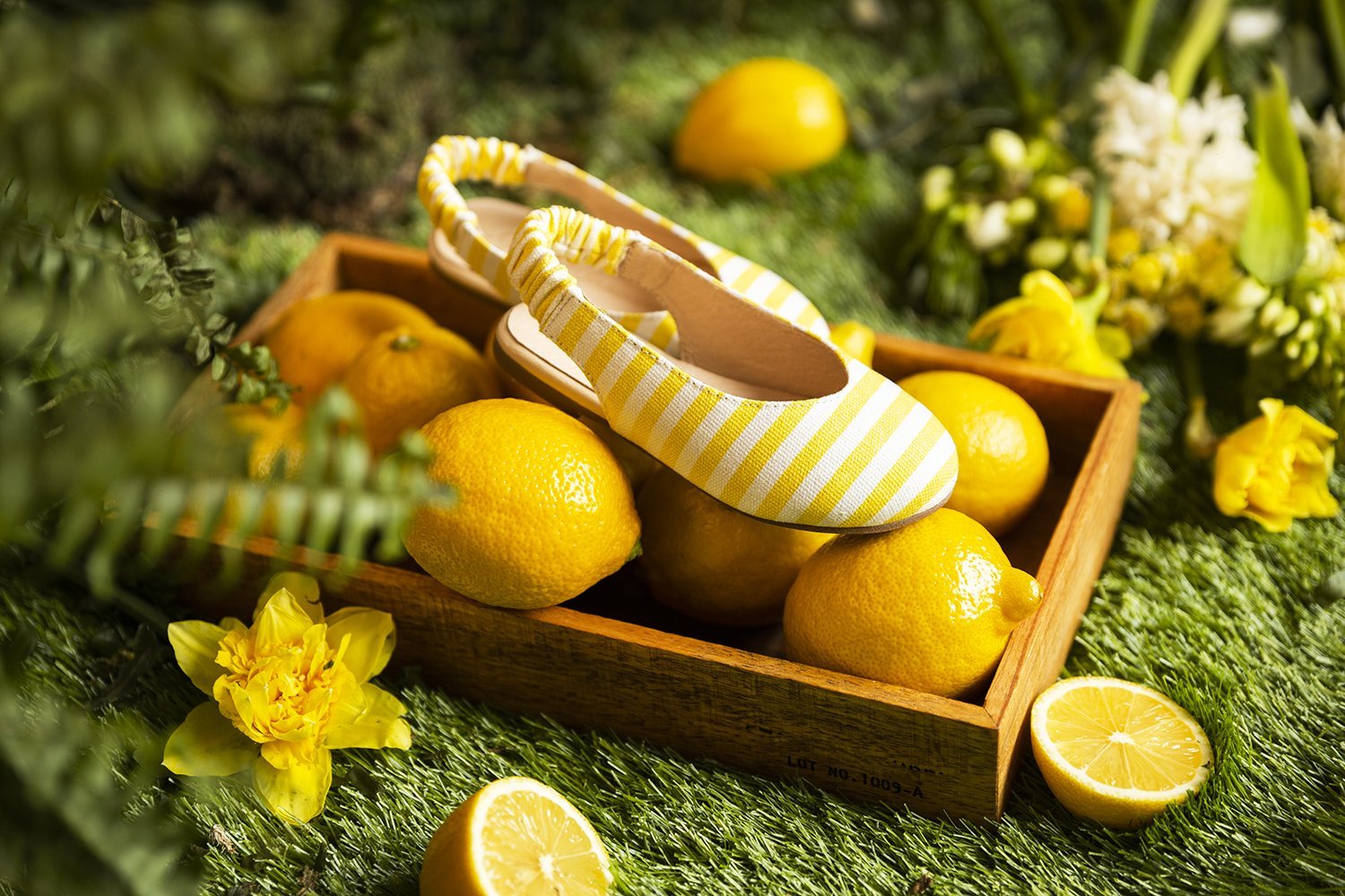 Matilda Canvas Yellow Sandals Age of Innocence