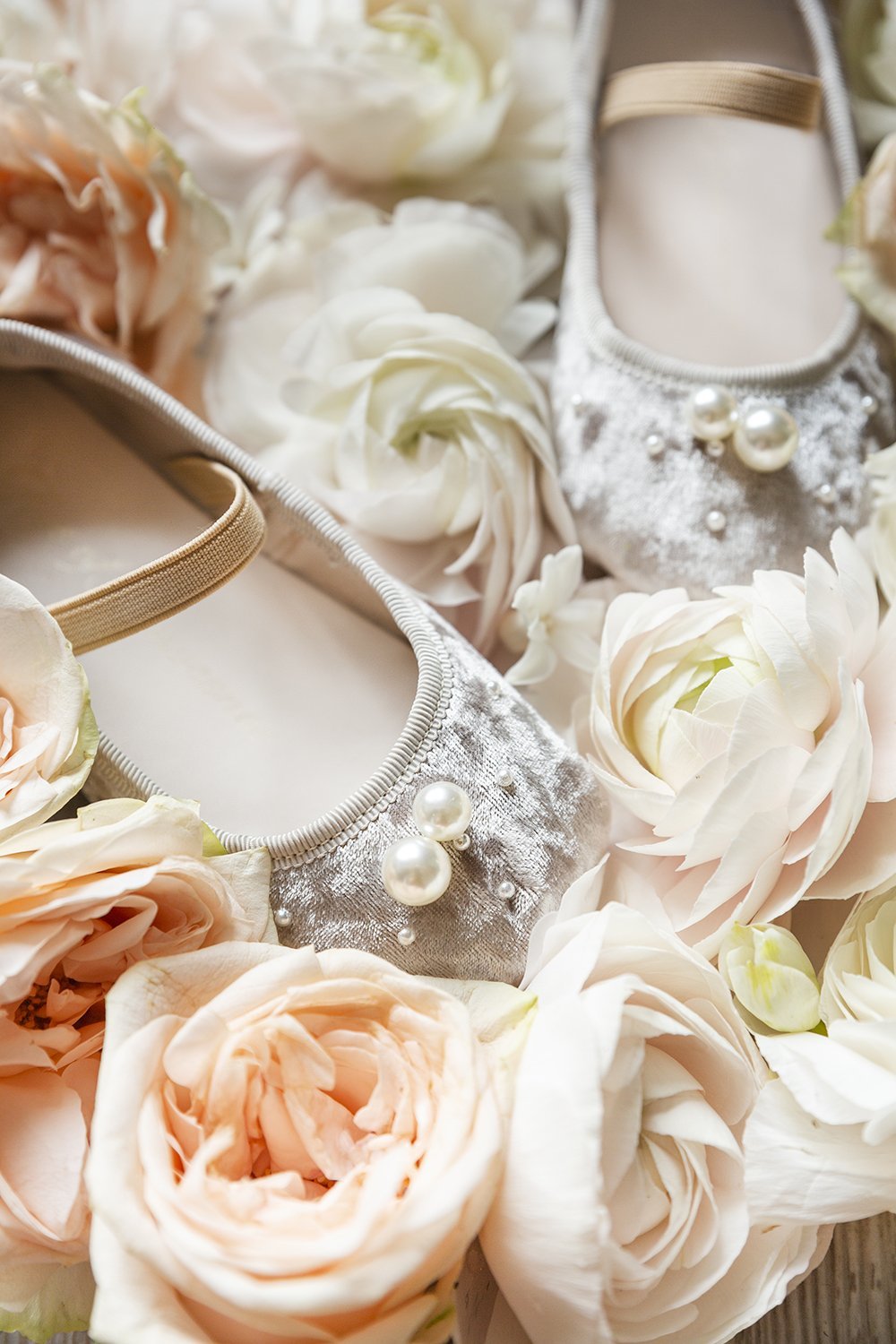 Zelda Grey Ballerinas by Age of Innocence