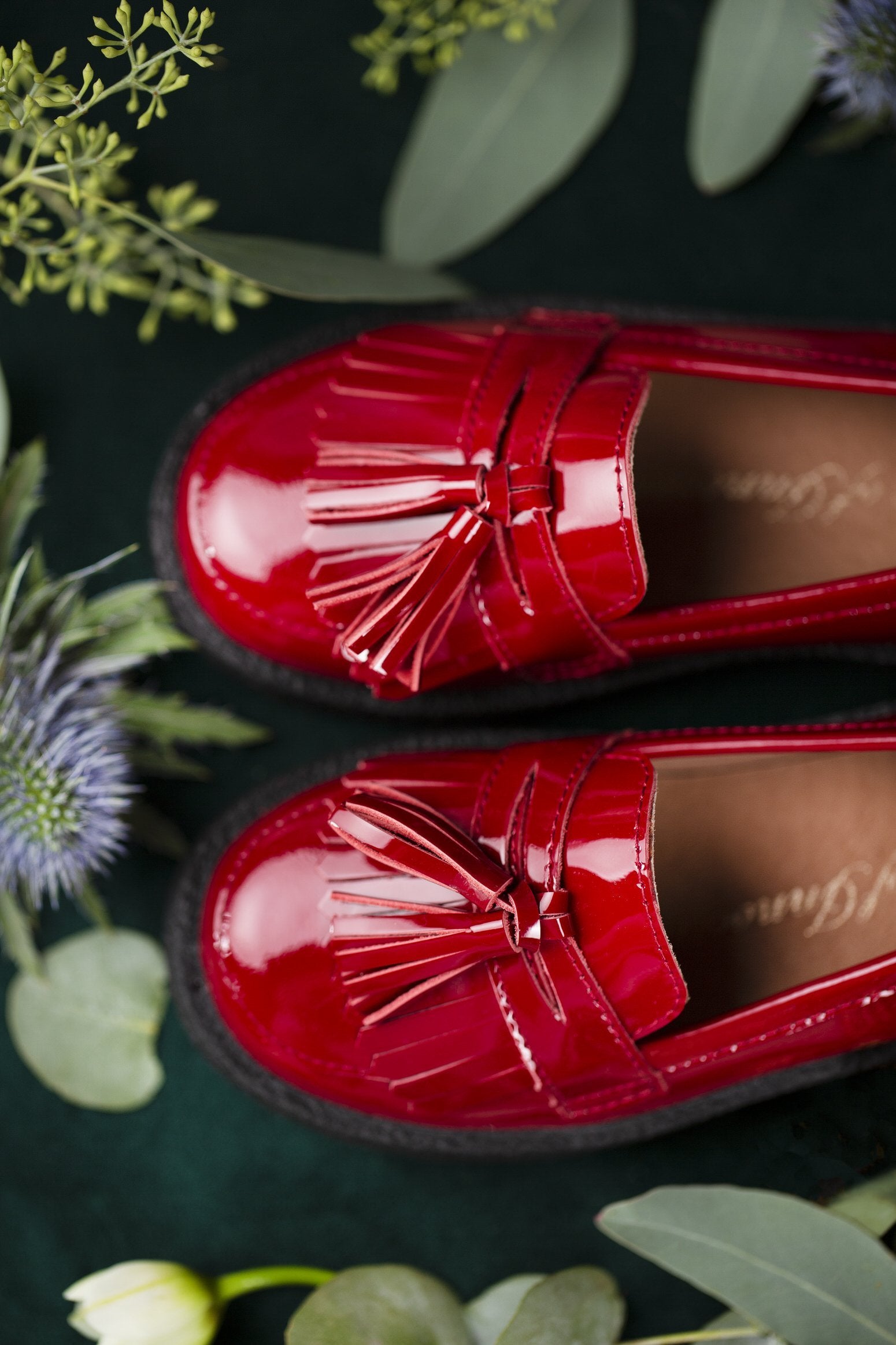 Vita Burgundy Loafers Age of Innocence
