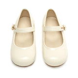 Eva PU White Shoes by Age of Innocence