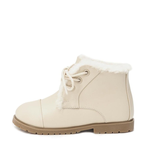 Zoey Leather Milk Boots by Age of Innocence