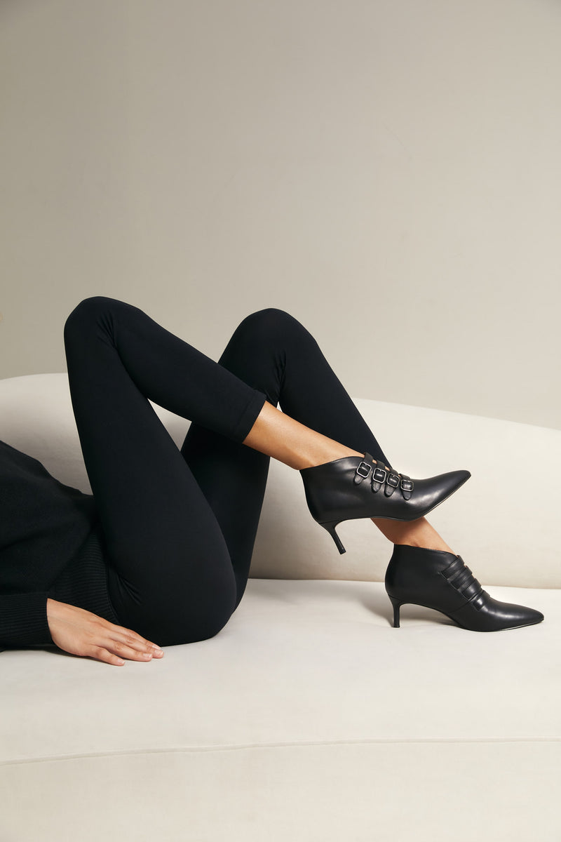 Rhea Black Boots by Age of Innocence