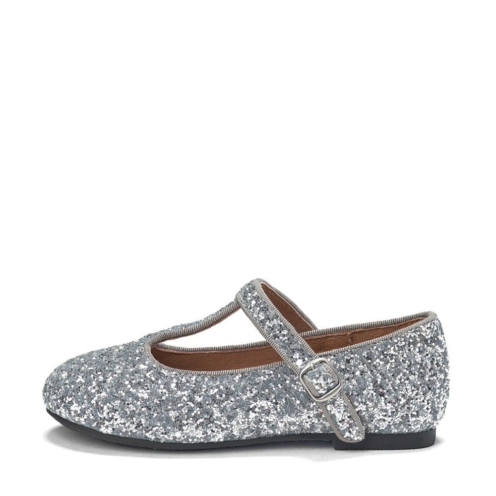 Abigail Glitter Silver Shoes by Age of Innocence