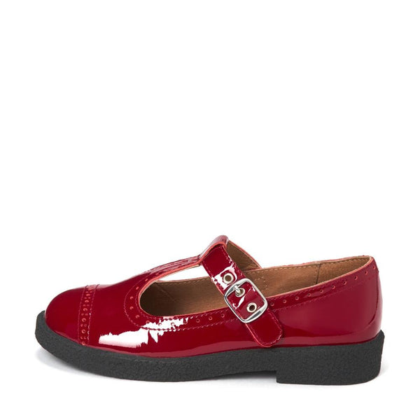 Agathe Burgundy Shoes by Age of Innocence