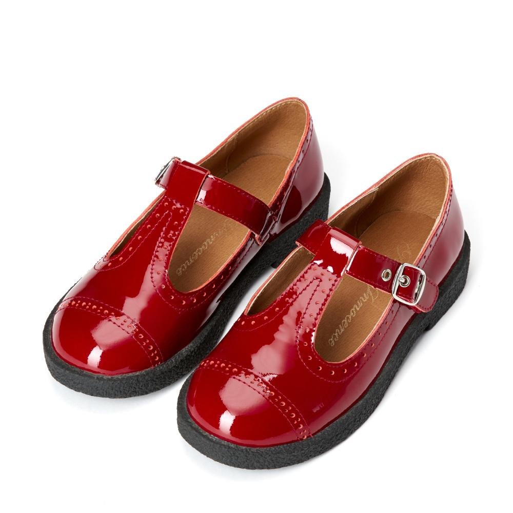 Agathe Burgundy Shoes by Age of Innocence