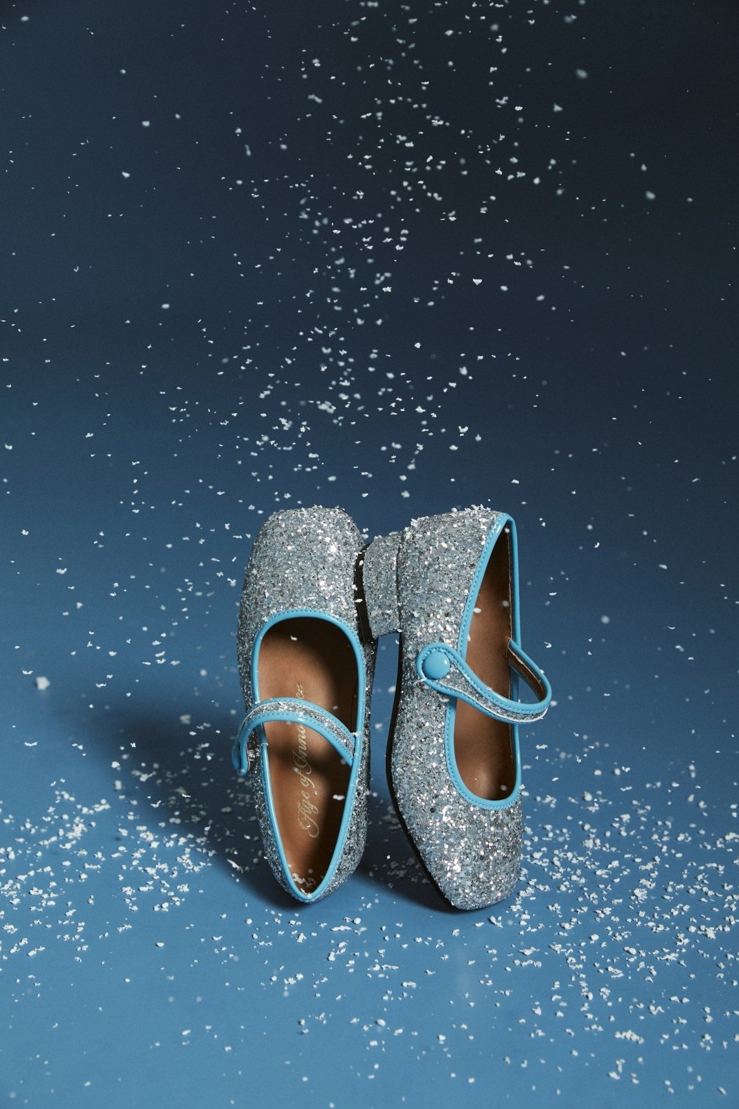 Agnese 2.0 Silver/Blue Shoes by Age of Innocence