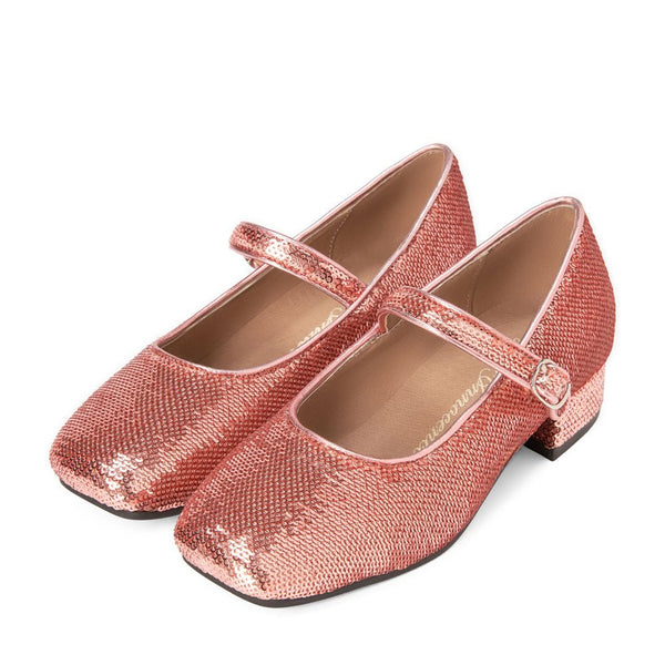 Agnese Sequins Pink Shoes by Age of Innocence