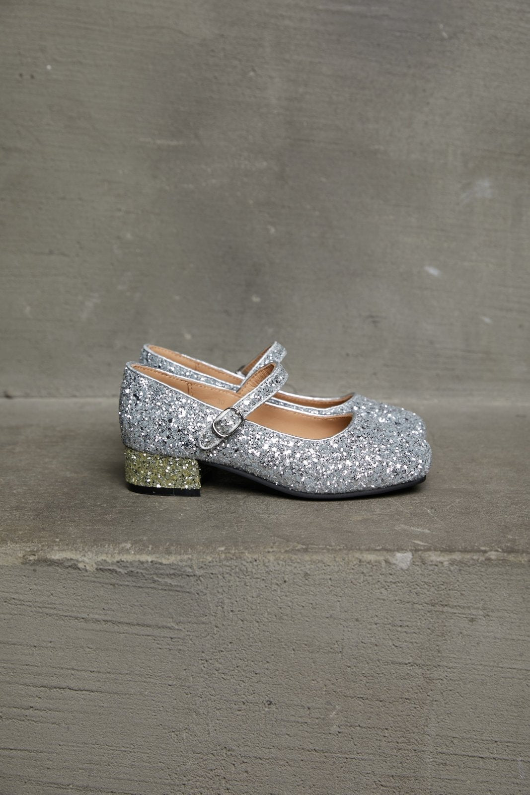 Agnese Silver/Gold Shoes by Age of Innocence