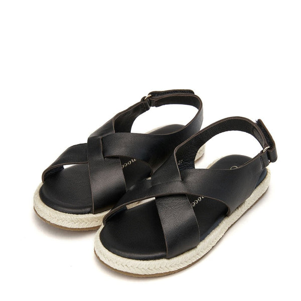 Alma Black Sandals by Age of Innocence