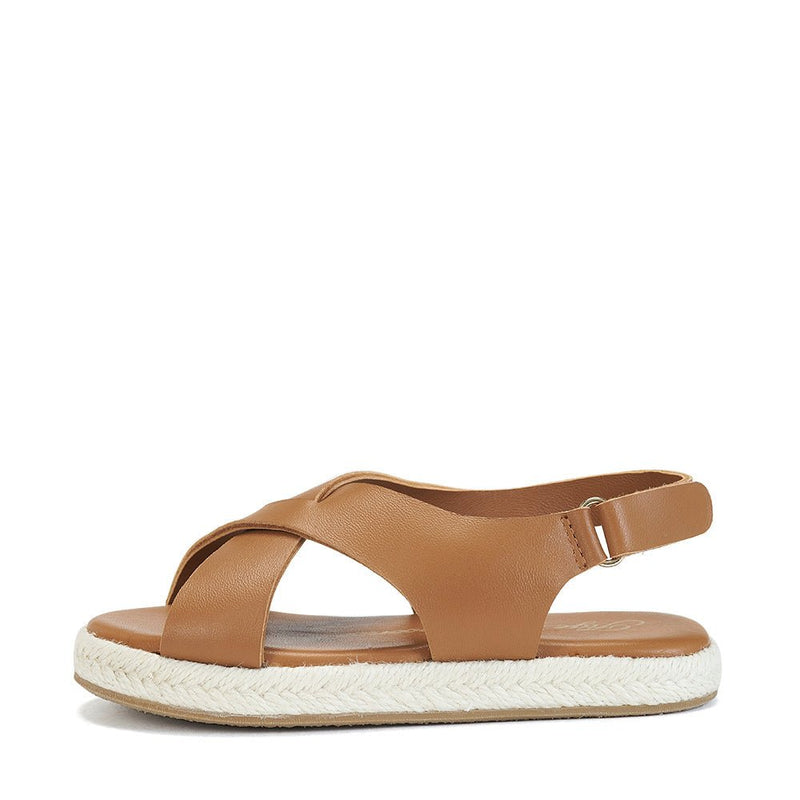 Alma Camel Sandals by Age of Innocence