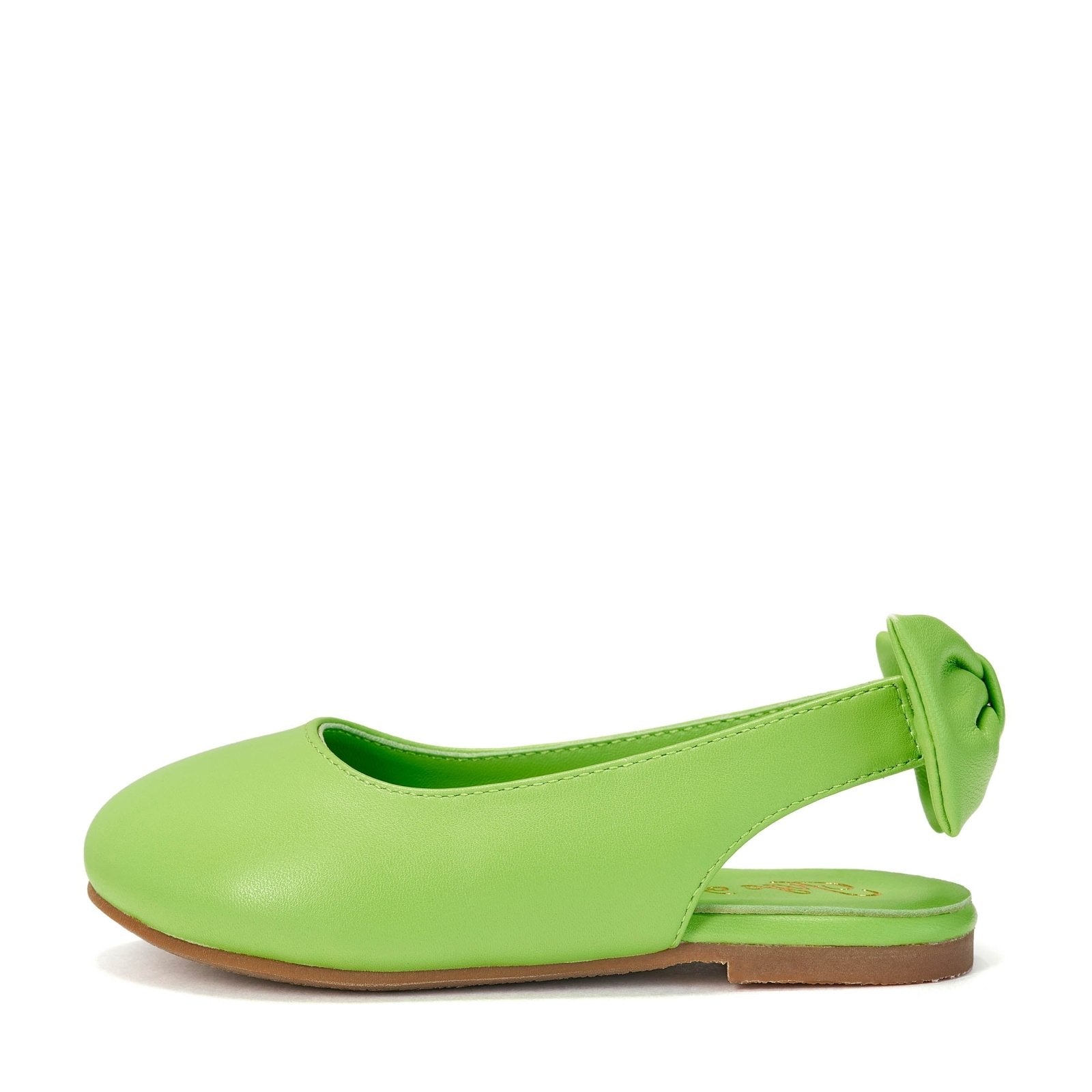 Amelie Leather Green Sandals by Age of Innocence