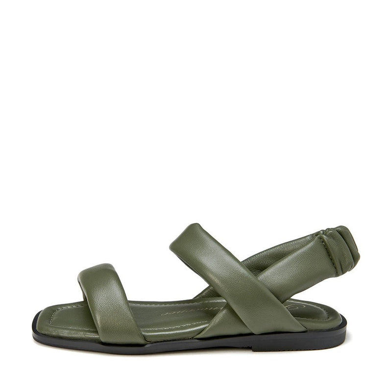 Anouk Khaki Sandals by Age of Innocence