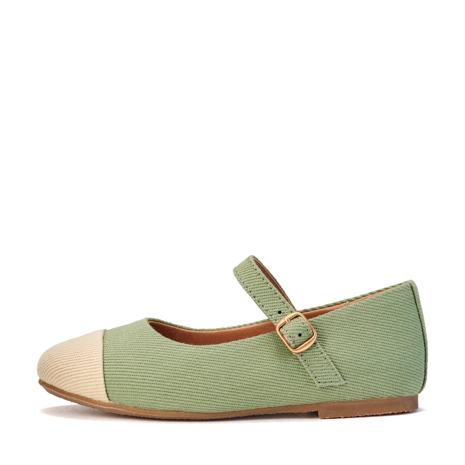 Bebe Canvas 2.0 Green/Beige Shoes by Age of Innocence