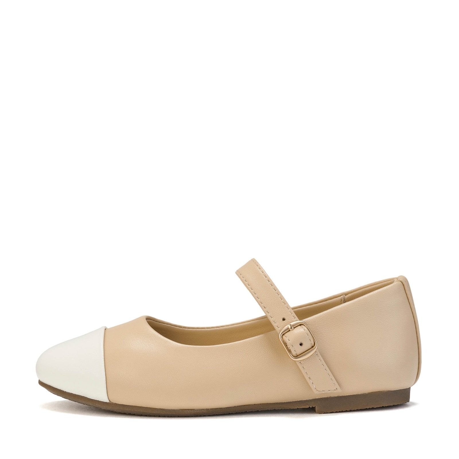 Bebe Leather 2.0 Beige/White Shoes Age of Innocence