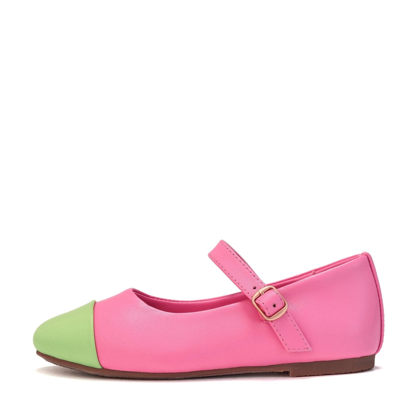 Bebe Leather 2.0 Fuchsia/Green Shoes by Age of Innocence