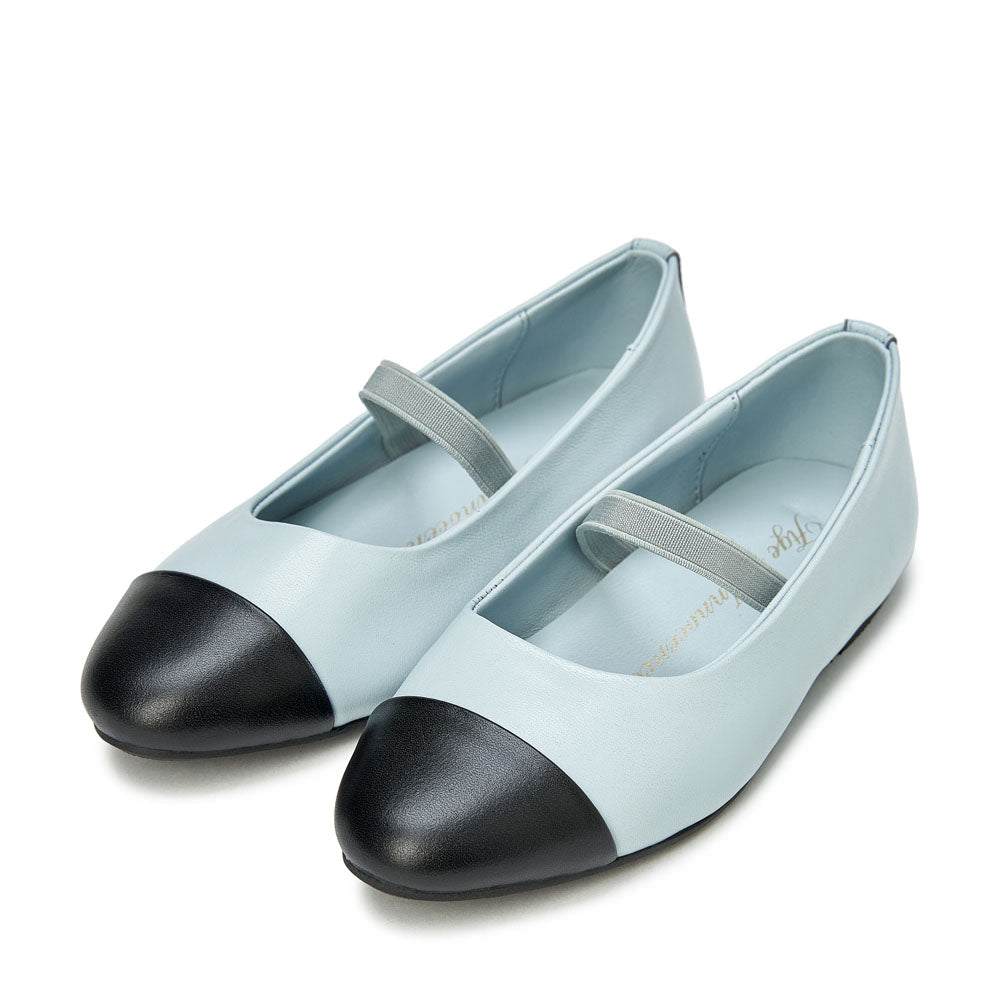 Bebe Leather 3.0 Blue/Black Shoes by Age of Innocence