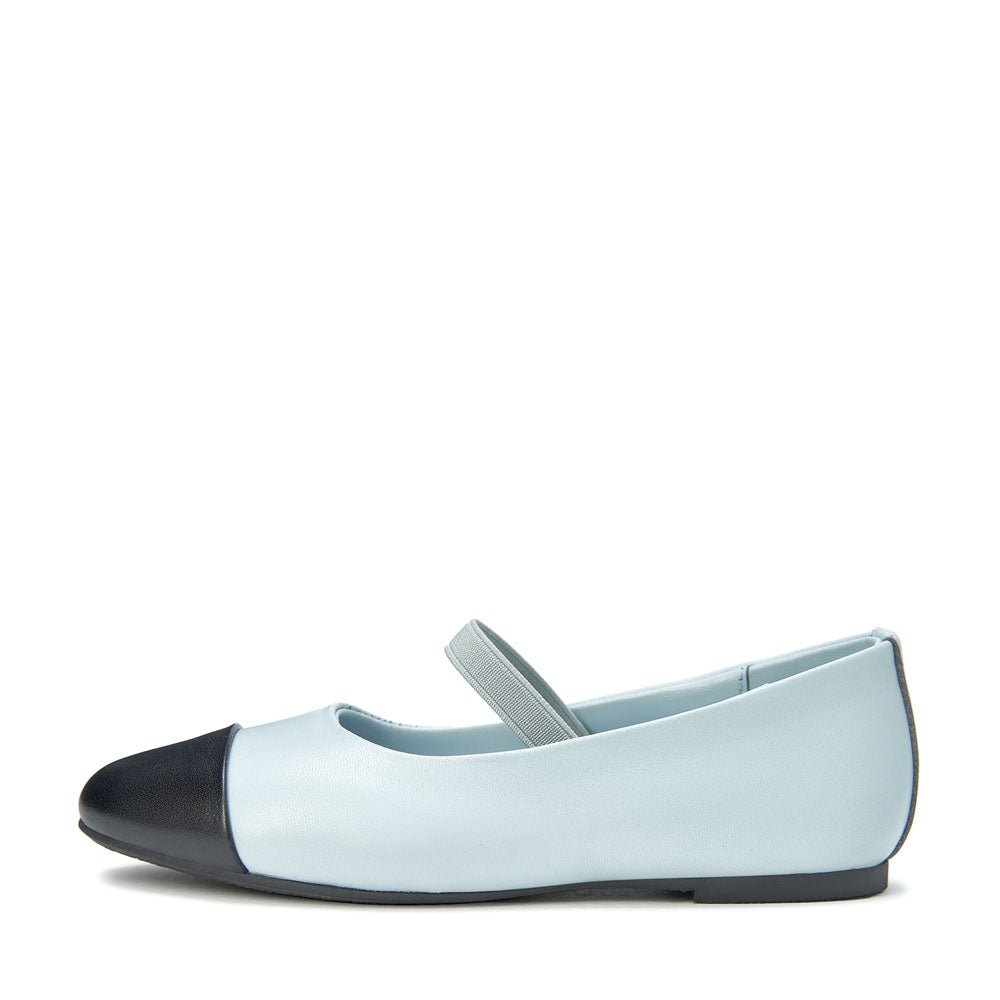 Bebe Leather 3.0 Blue/Black Shoes Age of Innocence