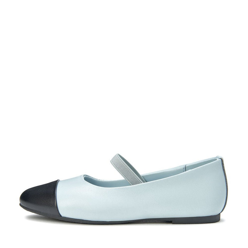 Bebe Leather 3.0 Blue/Black Shoes by Age of Innocence