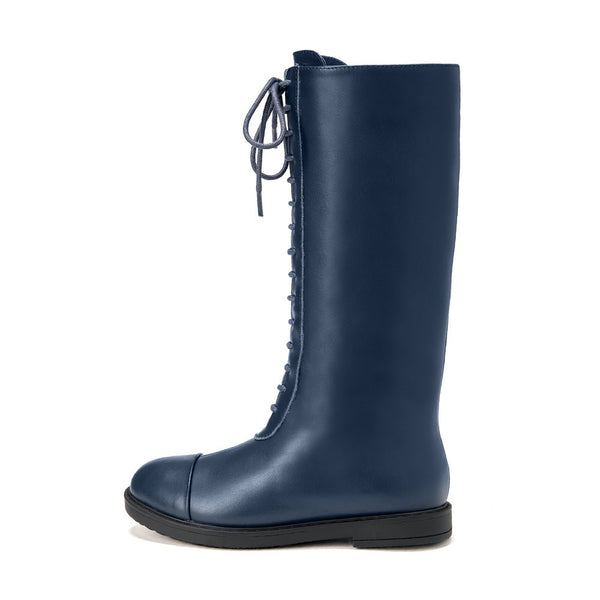 Blair Navy Boots by Age of Innocence