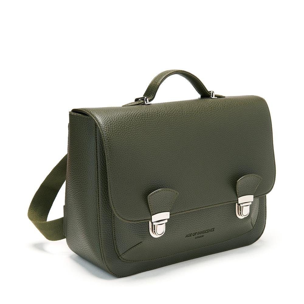 Boston Khaki Schoolbag by Age of Innocence