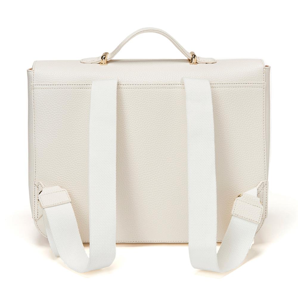 Boston White Schoolbag by Age of Innocence