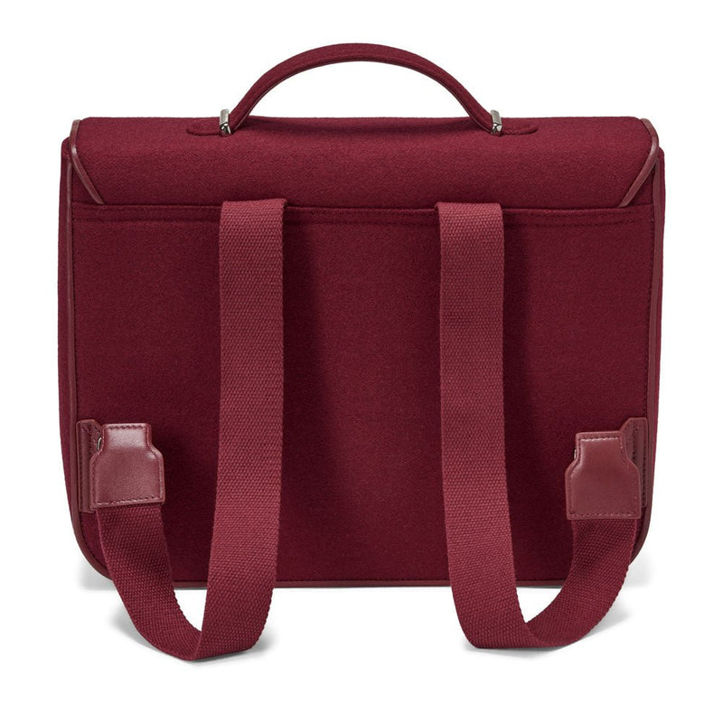 Boston Wool Burgundy Schoolbag by Age of Innocence