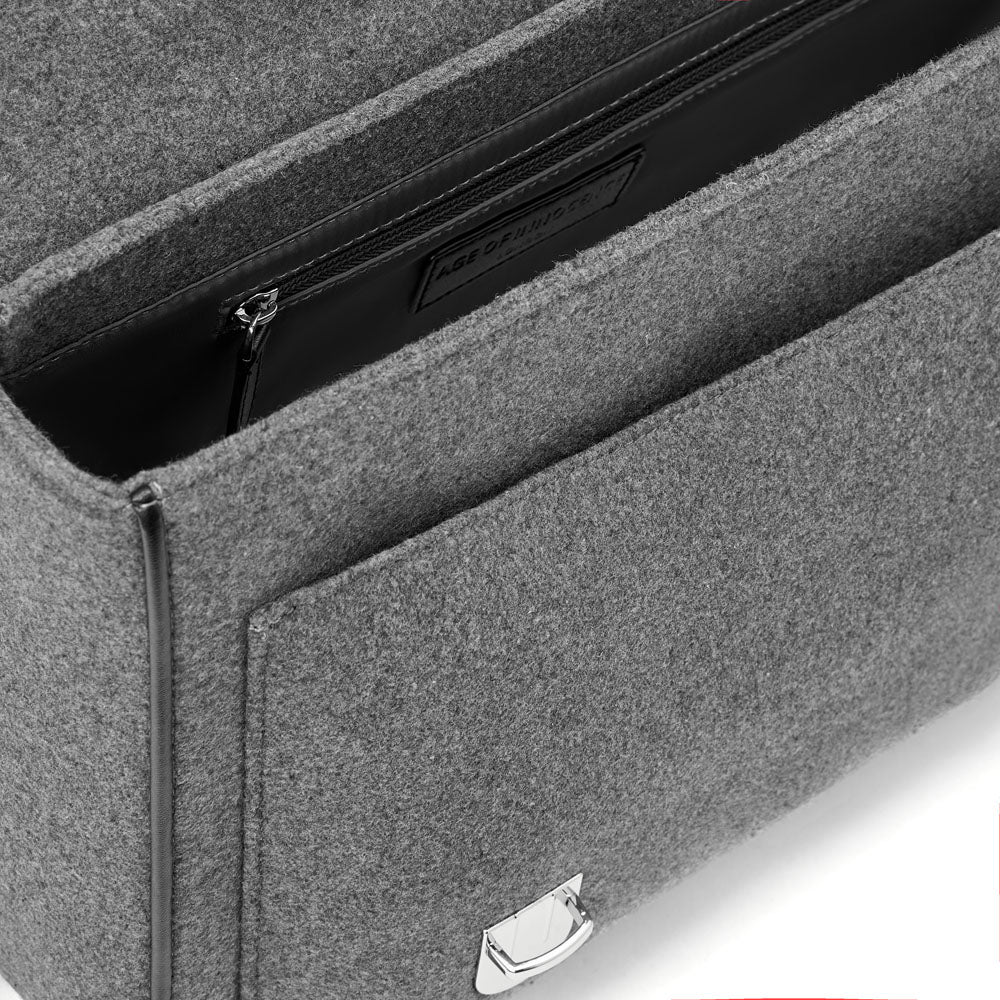 Boston Wool Grey Schoolbag Age of Innocence