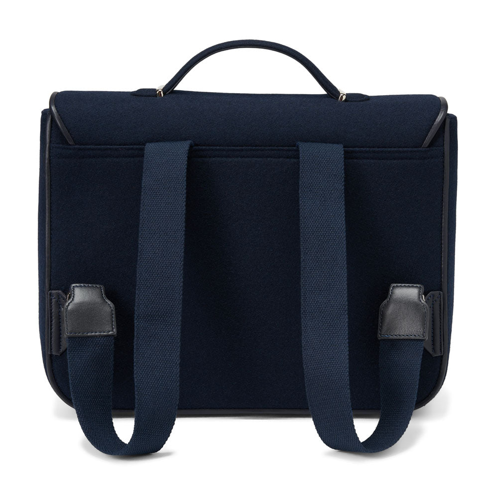 Boston Wool Navy Schoolbag by Age of Innocence