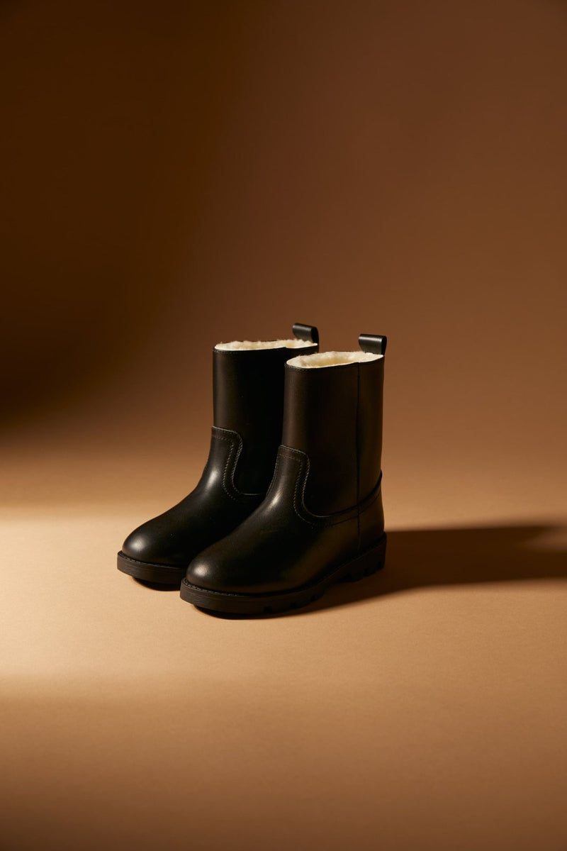 Carine Black Boots by Age of Innocence