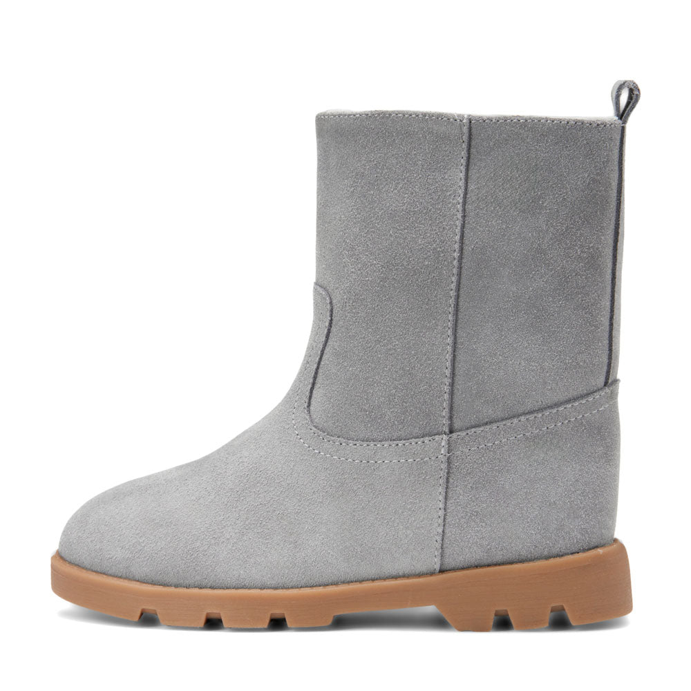 Carine Suede Grey Boots by Age of Innocence
