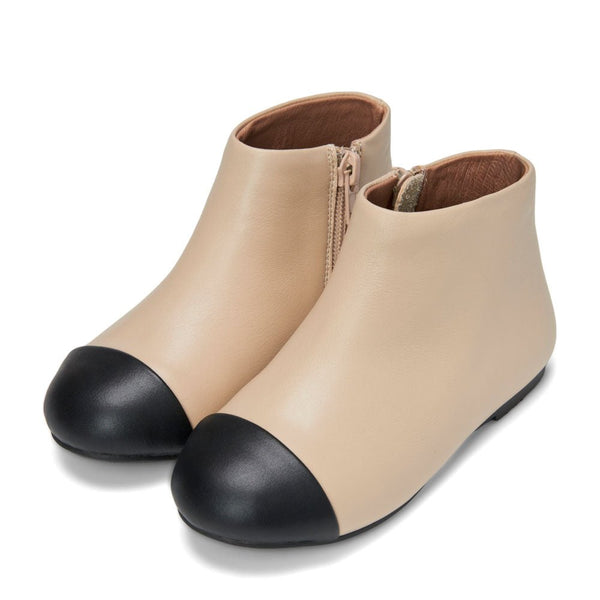 Chiara 2.0 Beige/Black Boots by Age of Innocence
