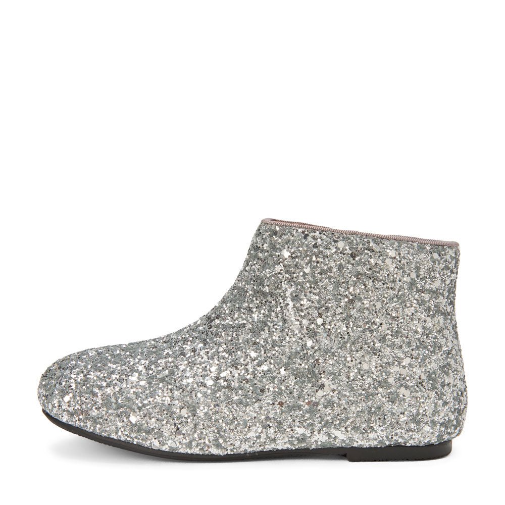 Chiara Glitter Silver Boots by Age of Innocence